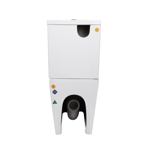 Унитаз напольный Qtap Crow Eco Ultra Quiet безободковый с ягодением Soft-close QTCRO27W51030 Унітаз підлоговий Qtap Crow Eco Ultra Quiet безобідковий з сідінням Soft-close QTCRO27W51030