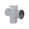 Хрестовина каналізаційна Ostendorf-OSMA HT-System PLUS d110/110/110/110×87° Хрестовина каналізаційна Ostendorf-OSMA HT-System PLUS d110/110/110/110×87°