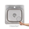 Кухонна мийка Brinex 4848 0,6 мм Satin (BRIN4848SAT0651257) Кухонна мийка Brinex 4848 0,6 мм Satin (BRIN4848SAT0651257)