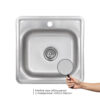 Кухонна мийка Brinex 4848 0,6 мм Micro Decor (BRIN4848MDEC0651258) Кухонна мийка Brinex 4848 0,6 мм Micro Decor (BRIN4848MDEC0651258)