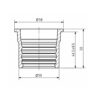 Перехід гумовий Ostendorf-OSMA HT-System PLUS d58/50 мм Перехід гумовий Ostendorf-OSMA HT-System PLUS d58/50 мм