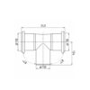 Коліно каналізаційне Ostendorf-OSMA HT-System PLUS d110/110×87° Коліно каналізаційне Ostendorf-OSMA HT-System PLUS d110/110×87°