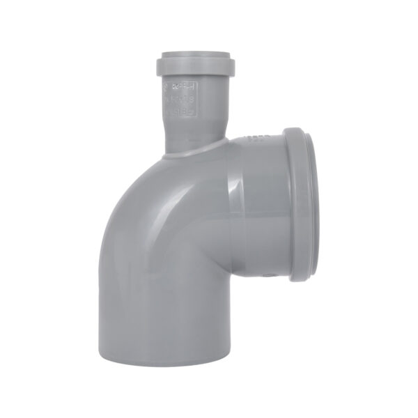 Коліно каналізаційне з відведенням вгору Ostendorf-OSMA HT-System PLUS d110/50×87° Коліно каналізаційне з відведенням вгору Ostendorf-OSMA HT-System PLUS d110/50×87°