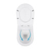 Готове рішення Qtap для ванної кімнати: підвісний унітаз Swan Rimless 520x360x320 + комплект інсталяції Standard (кругла клавіша Готове рішення Qtap для ванної кімнати: підвісний унітаз Swan Rimless 520x360x320 + комплект інсталяції Standard (кругла клавіша