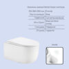Готовое решение Qtap для ванной комнаты: подвесной унитаз Taurus Ultra Quiet 515x360x350 + комплект установки Standard (круглая Готове рішення Qtap для ванної кімнати: підвісний унітаз Taurus Ultra Quiet 515x360x350 + комплект інсталяції Standard (кругла