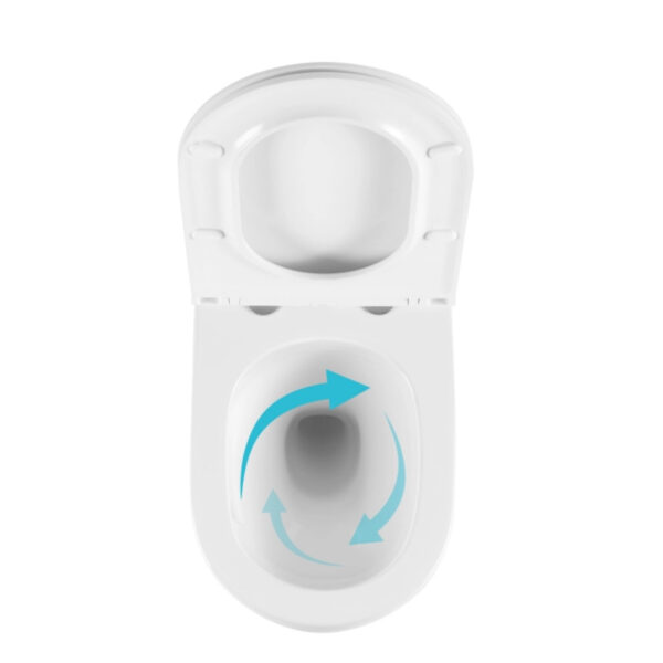 Готовое решение Qtap для ванной комнаты: подвесной унитаз Taurus Ultra Quiet 515x360x350 + комплект установки Standard (круглая Готове рішення Qtap для ванної кімнати: підвісний унітаз Taurus Ultra Quiet 515x360x350 + комплект інсталяції Standard (кругла